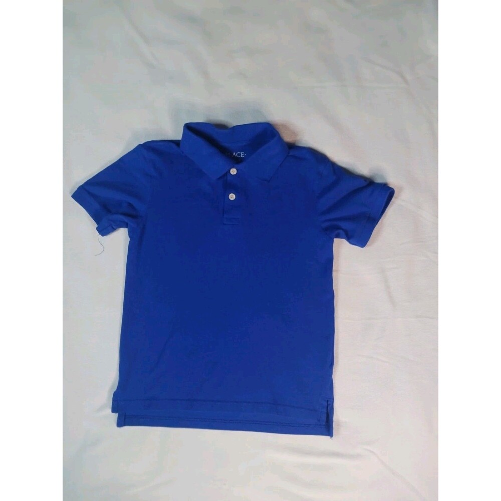 The Children's Place Cobalt Blue Polo Shirt Short Sleeve Size M 7-9 Boys